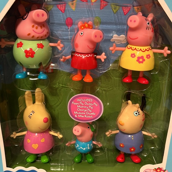 Peppa Pig character set!!!!! Fun at the Fair!!!  PLUS Peppa Pig Backpack!!! NEW! - Picture 6 of 7